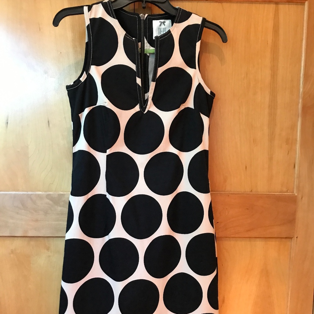 DEPT Polka Dot Cotton Dress Size Small